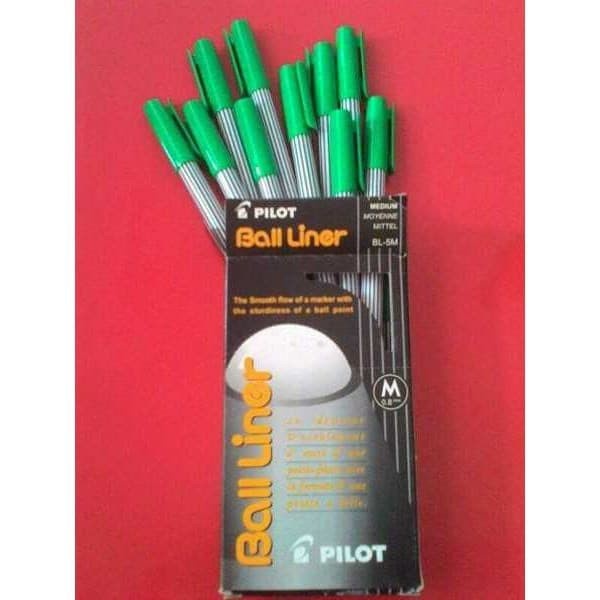 

Promo Bulan Ini Pulpen Pilot Ball Liner ( Hijau ) 0,8Mm - Pulpen Tanda Tangan Hot Sale