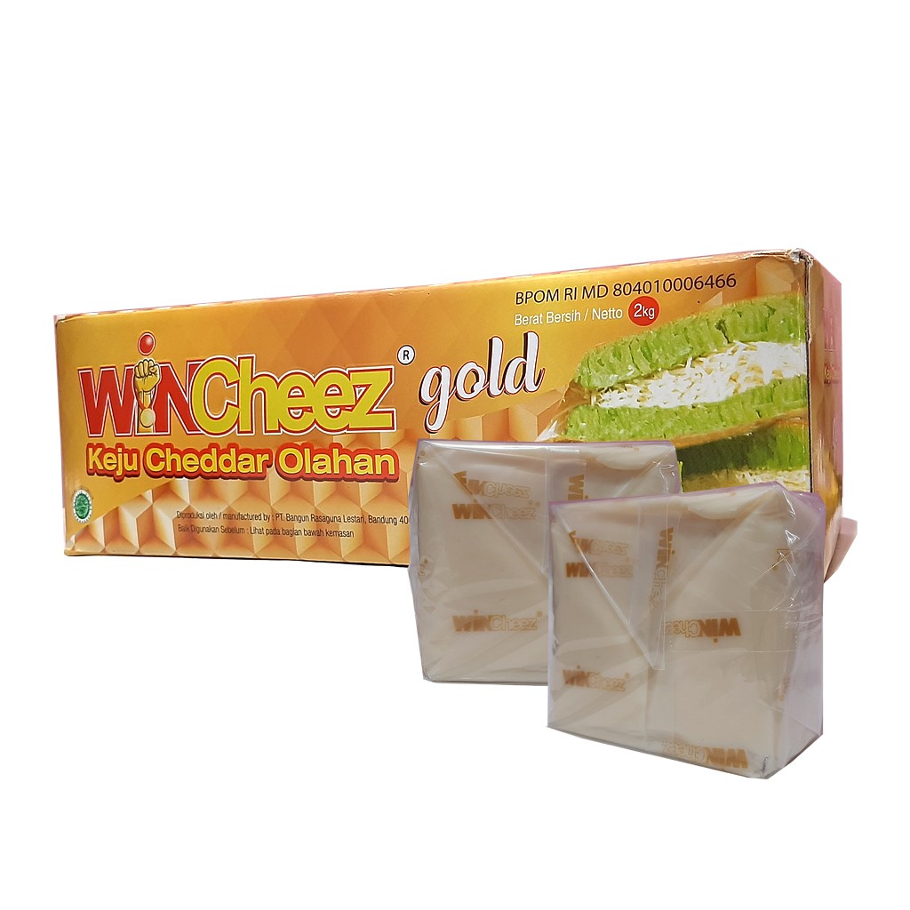 

Keju Wincheez Gold / Keju Cheddar Olahan +- 250gr | Bekasi