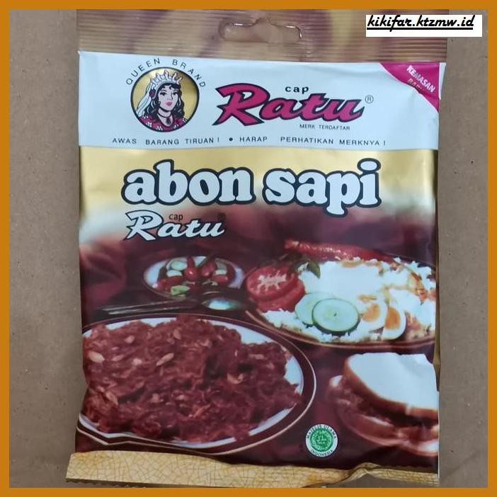 

Makanan-Kering- Abon Sapi Cap Ratu Kemasan 90Gr -Aneka.