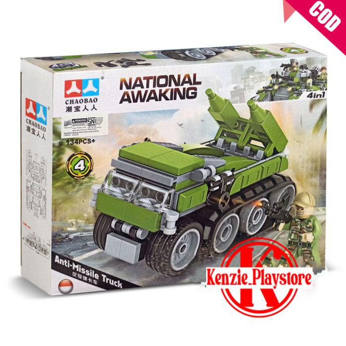 Lego National Awaking Tentara Army Combat Perang-134 pcs