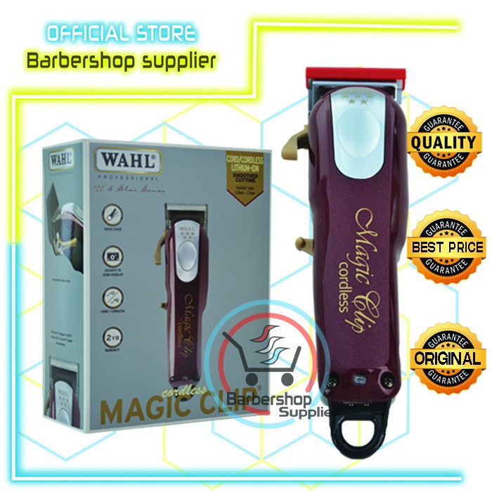 WAHL MESIN ALAT CUKUR CLIPPER MAGIC CLIP CORDLESS ORI USA