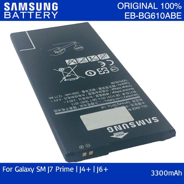 Baterai Batre Battery Samsung Galaxy J7 Prime J4+ J6+ Battery J4 Plus J6 Plus BG610 Original Batere