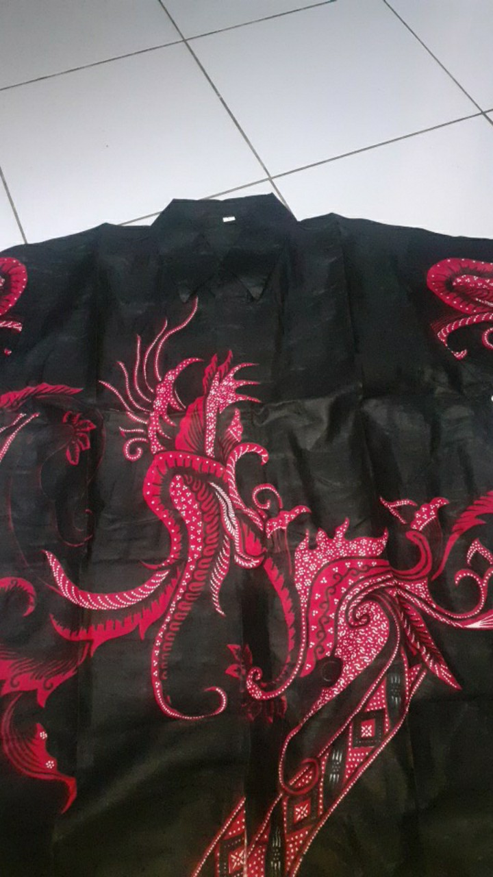 Kemeja Batik Motif Ekor Warna