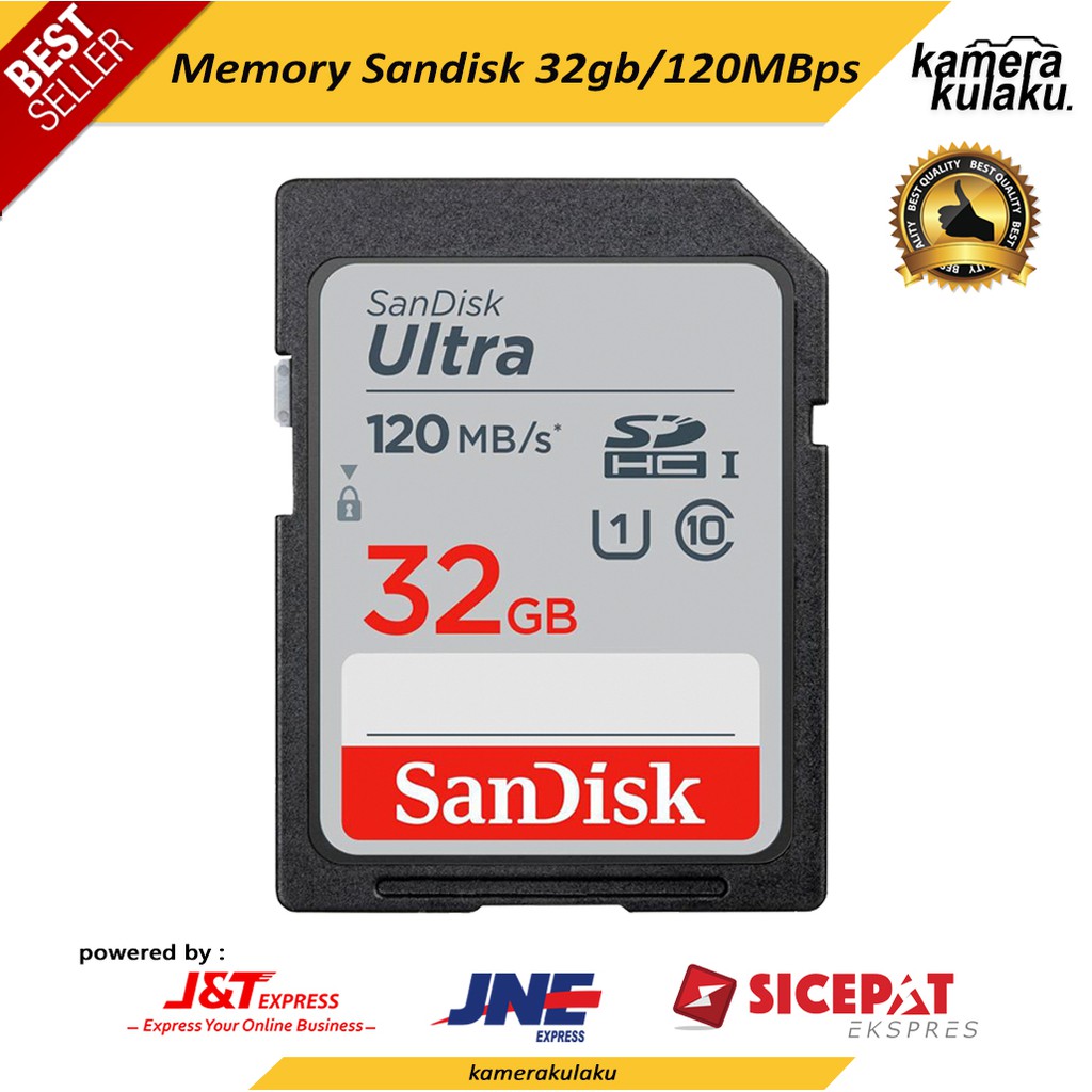 Sandisk ULTRA SDHC Class 10 120MBps - 32GB
