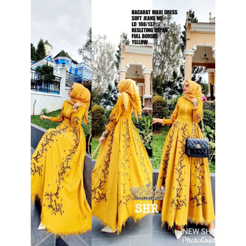 NEW MAXI DRESS BACARAT SHOF JEANS HQ ORI SHR