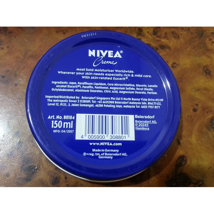 Nivea Creme  Made In Germany / Jerman 150 Ml