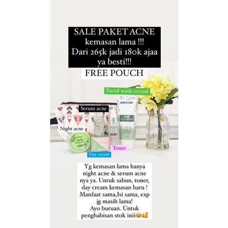 Paket Acne Colista Skin Care BPOM-Lama