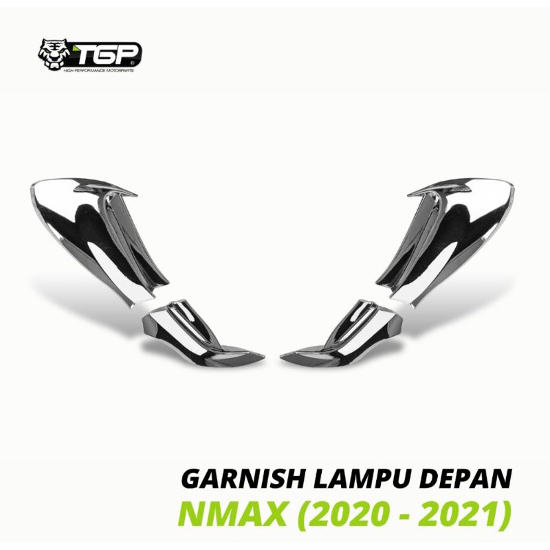 Garnish lampu depan New Nmax 2020 2021 black chrome TGP