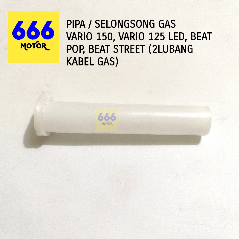 PIPA SELONGSONG GAS VARIO 150 VARIO 125 LED BEAT POP BEAT STREET 2LUBANG WARNA RANDOM