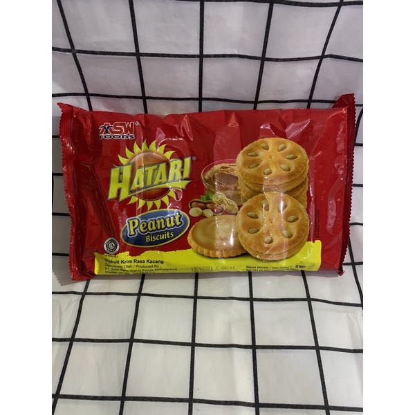 

Hatari Peanut Biscuits / Biskuit Krim Rasa Kacang / Hatari Biskuit Kacang / Roti Kacang