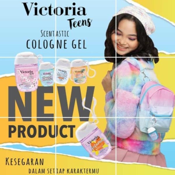 [PARFUM COLOGNE GEL] [36ML] Parfum Victoria Teens Cologne Gel 36 Ml | Spring Blossom | Winter Magic | Summer Breeze_Cerianti