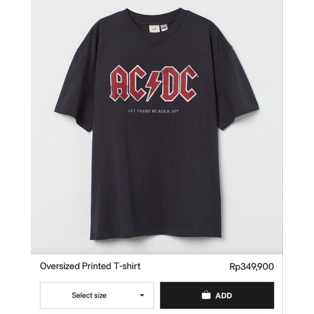 KAOS BAND METALLICA &gt; ACDC &gt; PINK FLOYD  &gt; ORIGINAL BY H&amp;M