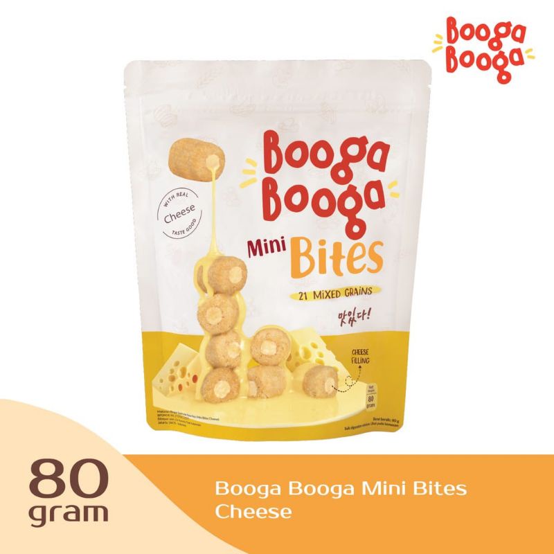 Booga Booga Mini Bites 80gr Snack Anak