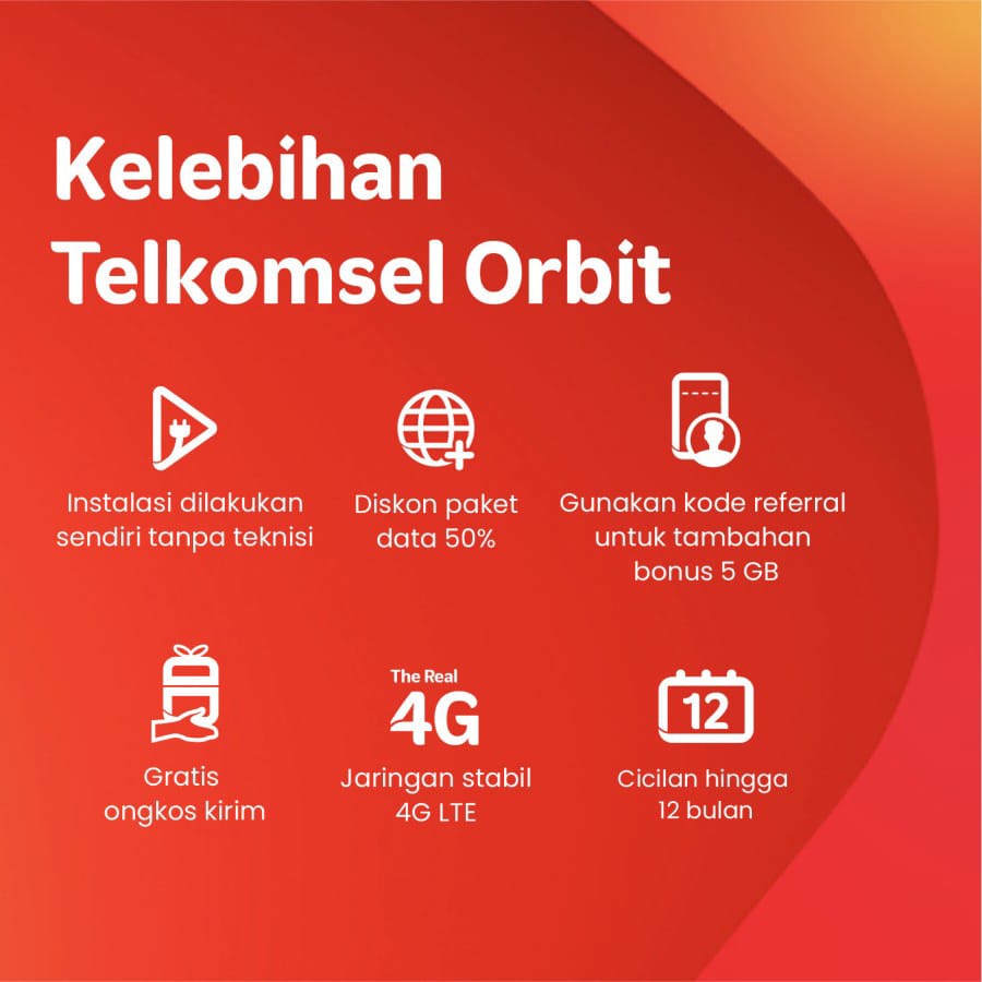 Telkomsel Orbit Star A1 Modem Router 4G WiFi High Speed Free Kuota