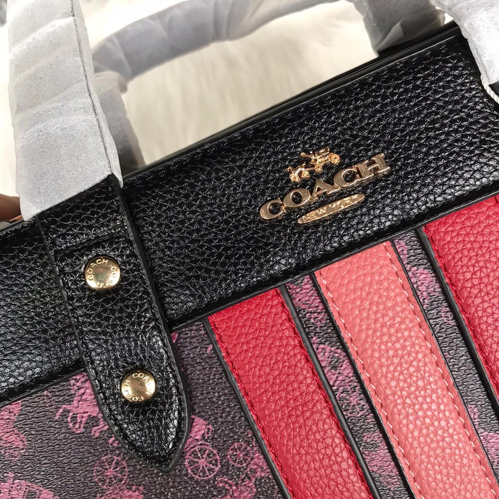 [BEST SELLER} NEW COACH FIELD TOTE HORSE READY 4 COLOUR  +MINI POUCH