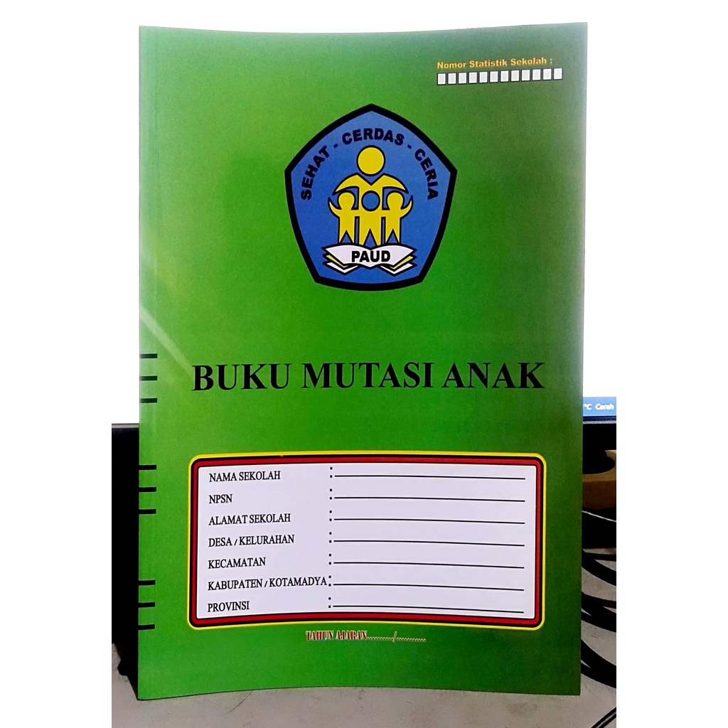 

Buku Mutasi Anak TK - Paud (Buku Administrasi TK/Paud)
