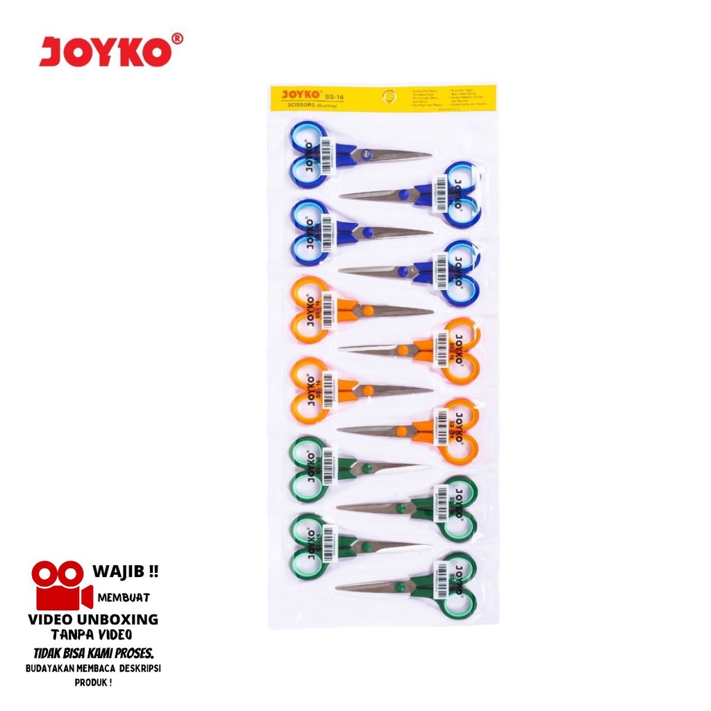 GUNTING JOYKO SC-838 DAN JOY-ART SC-9JA STAINLESS STEEL MULTIFUNGSI