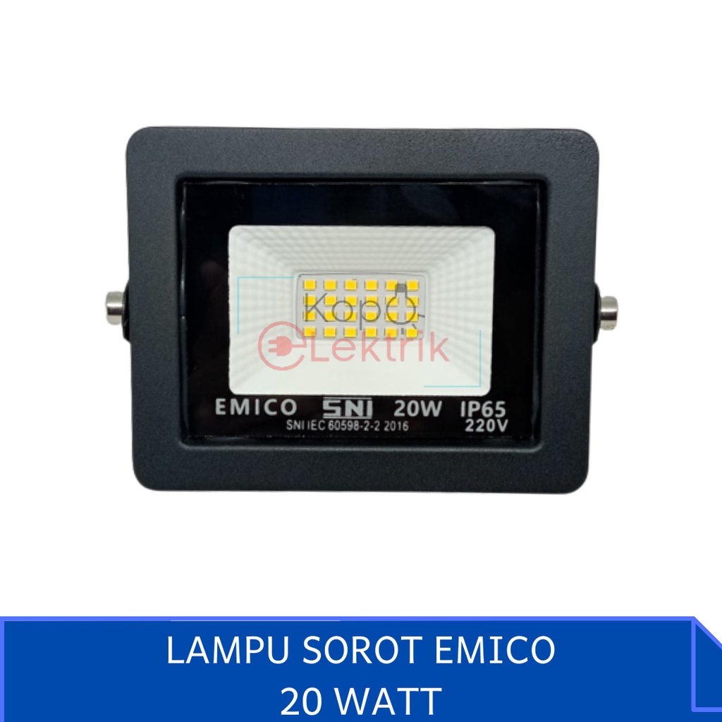 Lampu Tembak LED 20w Lampu Sorot 20 Watt Cahaya Putih