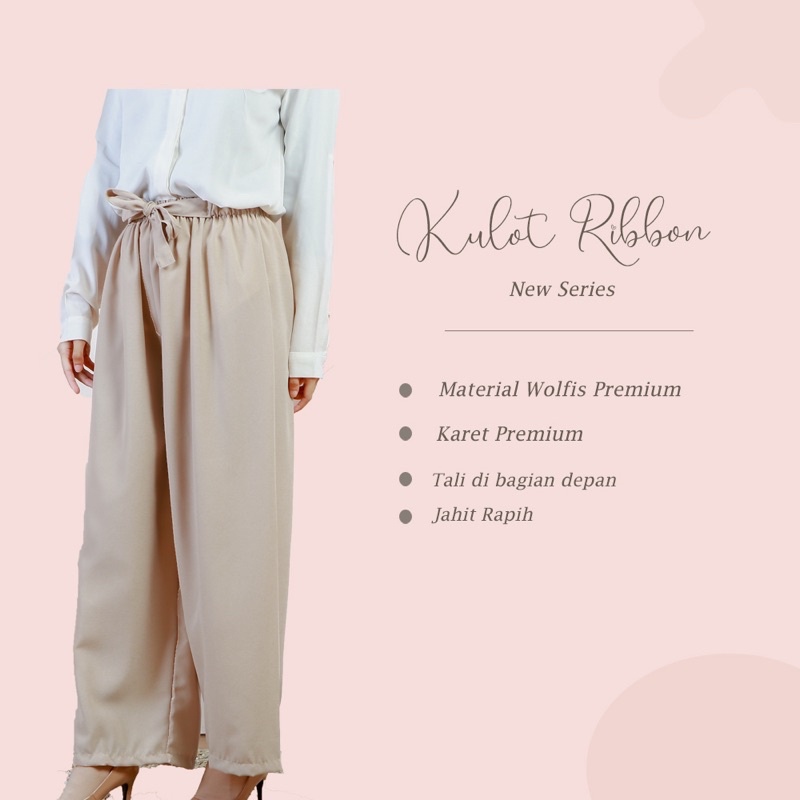 KULOT RIBBON PANTS PREMIUM/KULOT MURAH