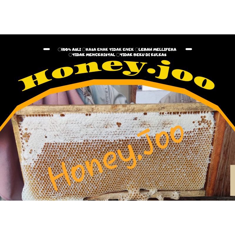 [COD]MADU SARANG MURNI HONEYCOMB MELLIFERA SARANG MADU 500Gr &amp; 250Gr Asli 100%  RAW HONEY