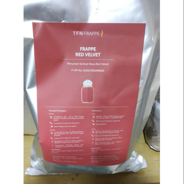 

TOFFIN FRAPPE RED VELVET POWDER 800GR / TFN SERBUK BUBUK 800 GRAM