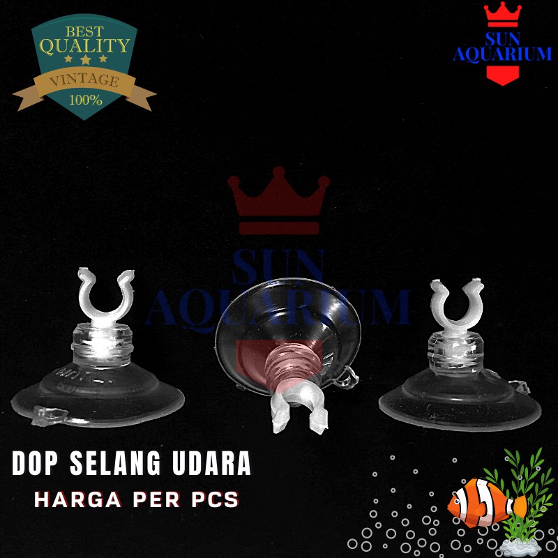 Dop Perekat Selang Udara Aquarium Dop Selang Pompa Udara Aquarium