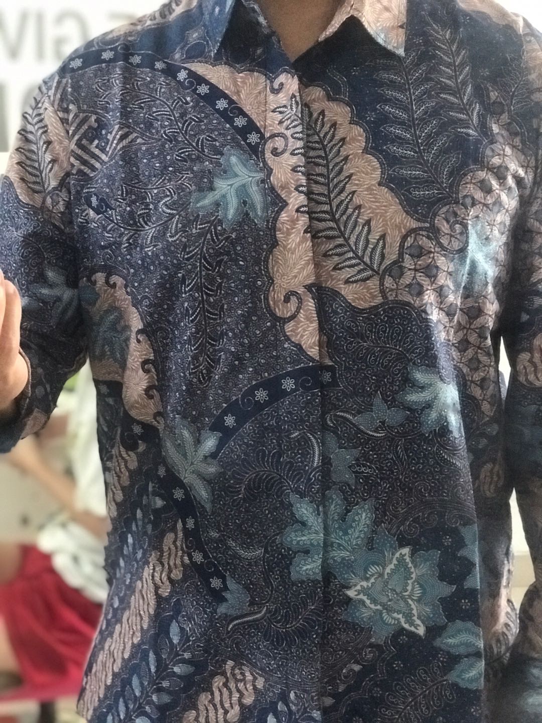 Kemeja Batik Prabu Bahan Dobby Reguler Fit A588