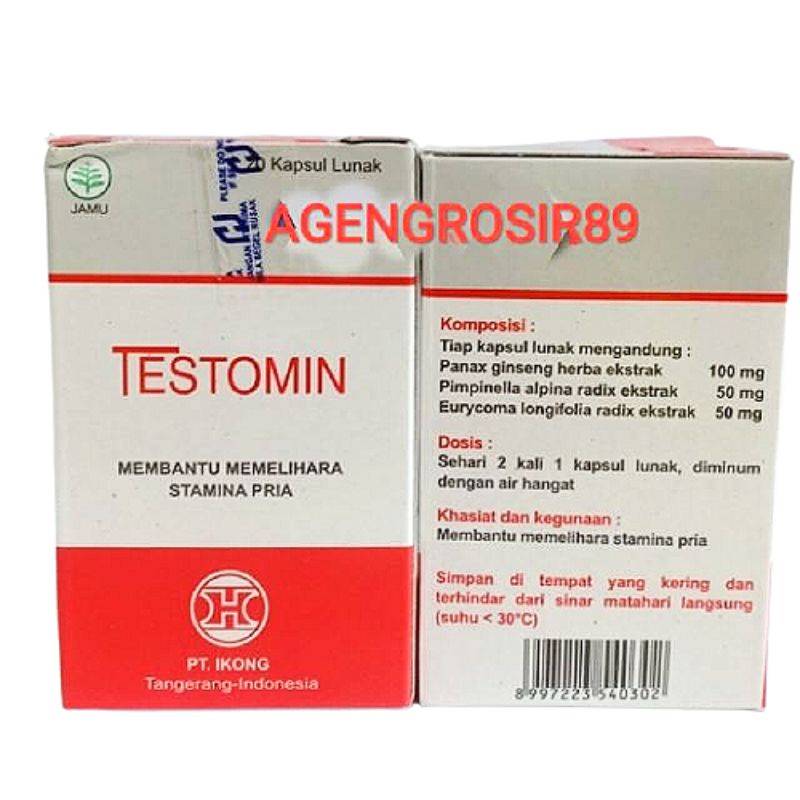 TESTOMIN H3 - Hormon, kesuburan , stamina