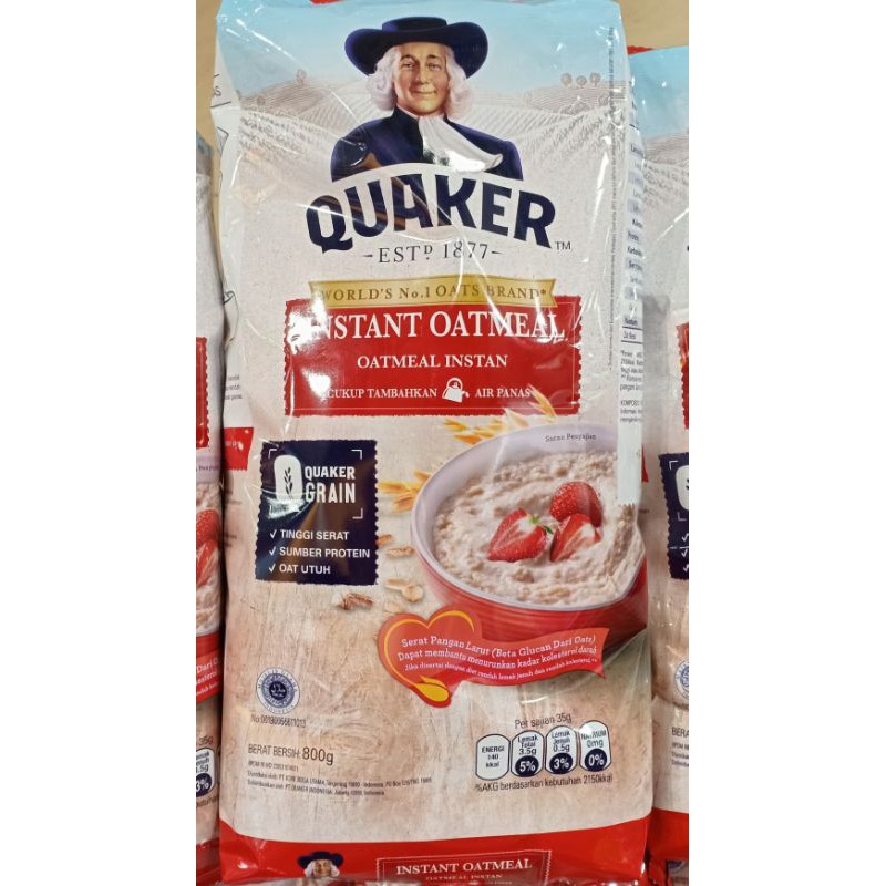 

Quaker Instant Oatmel 800gr