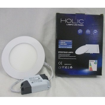 Lampu LED Panel Downlight 6w Bulat Terang Bergaransi Kualitas OK HOLIC