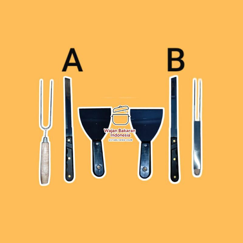 PAKET ALAT MEMASAK ROTI BAKAR, BURGER, ROTI JOHN