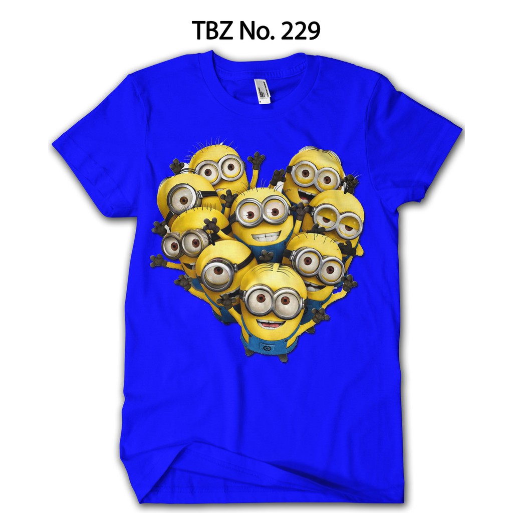 Baju Minion Despicable Me DEWASA Katun Premium Original