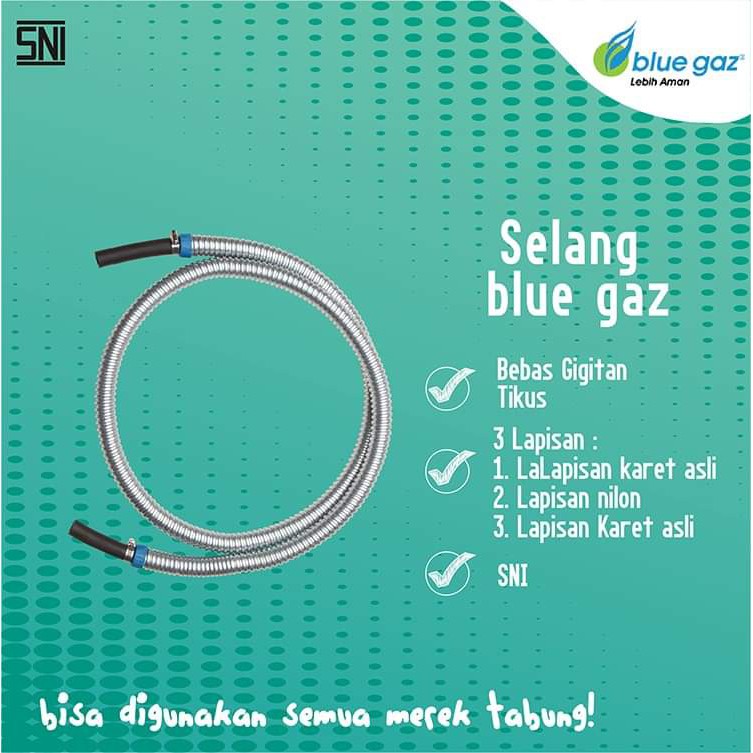 Selang Regulator Blue Gaz (TANPA KEPALA REGULATOR)