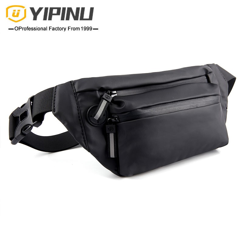 Tas Selempang Pria Wanita YIPINU YQM-1 Waistbag Pria Waterproof BAEOS