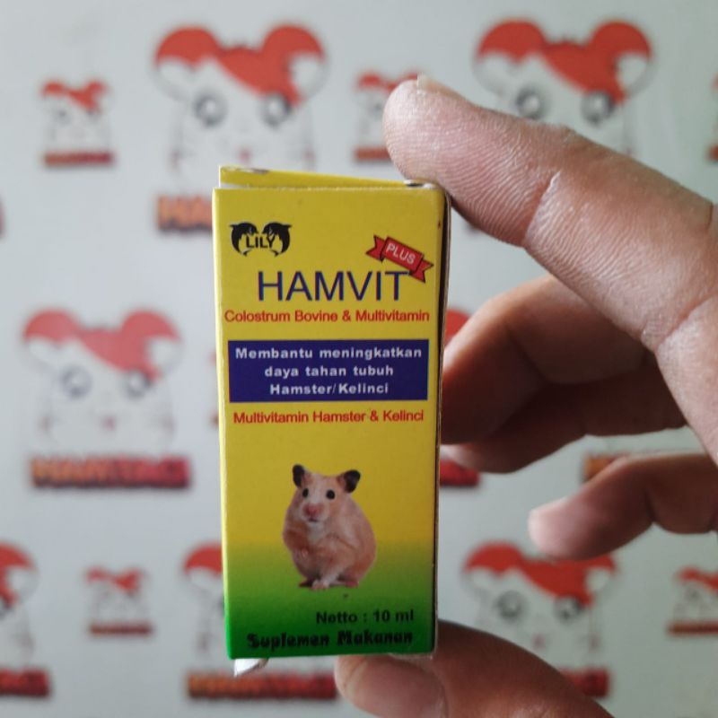 HAMVIT 10ML MULTIVITAMIN HAMSTER/GERBIL/KELINCI/MARMUT/PETS