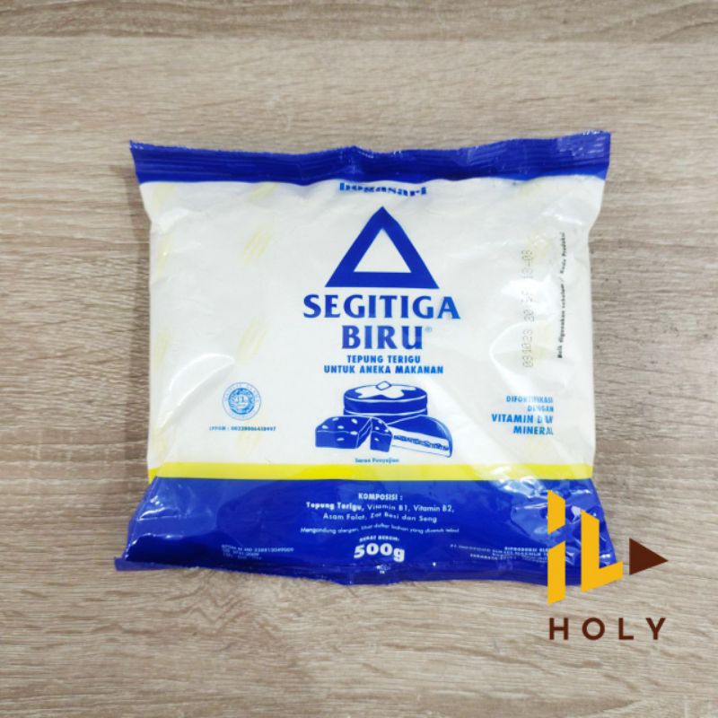 

Tepung Terigu Segitiga Biru (500gr) / 500gr Tepung Segitiga Biru