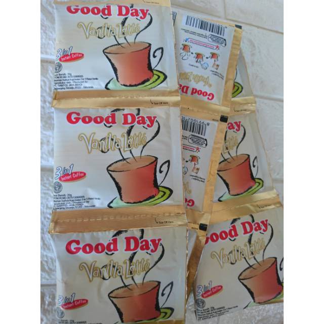 

Kopi Good Day Vanilla Latte isi 10 pcs/RENCENG