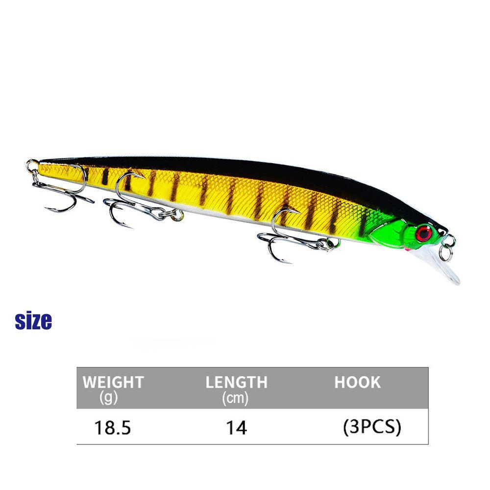 TOP Ikan Kecil Umpan Pancing Buatan 3D Bionic Lure 3D Eyes Dengan 3pengait Pancing