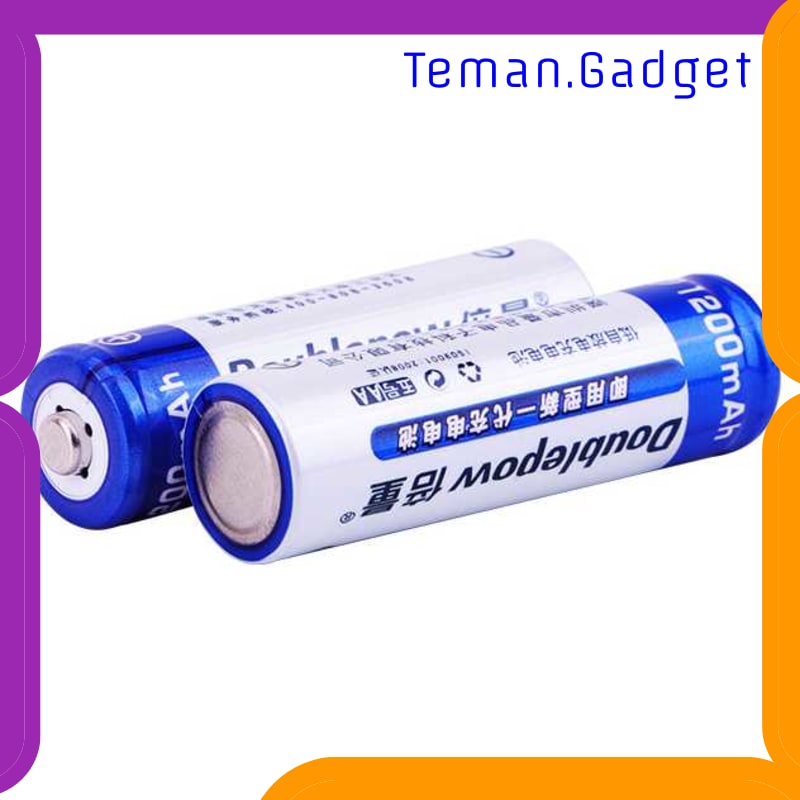 TG-IE243 DOUBLEPOW BATU BATERAI ALKALINE RECHARGEABLE AA 1200MAH 2PCS