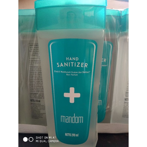 HAND SANITIZER MANDOM 290 ml, non parfum, efektif membunuh kuman