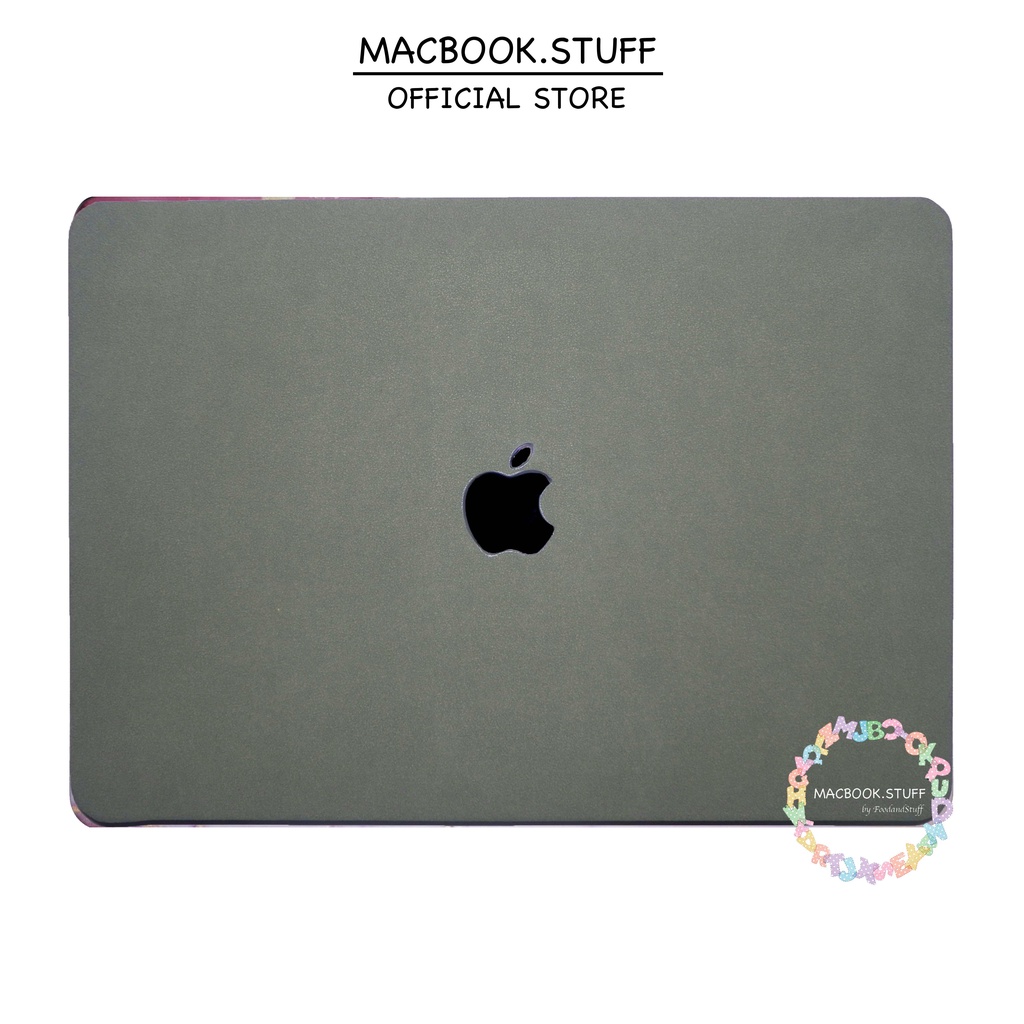 MACBOOK Case LEATHER SHEEP MATCHA NEW AIR PRO RETINA 11 12 13 14 15 16 INCH NON /  WITH CD ROOM / TOUCHBAR / TOUCH ID / M1 2020 2021 2022