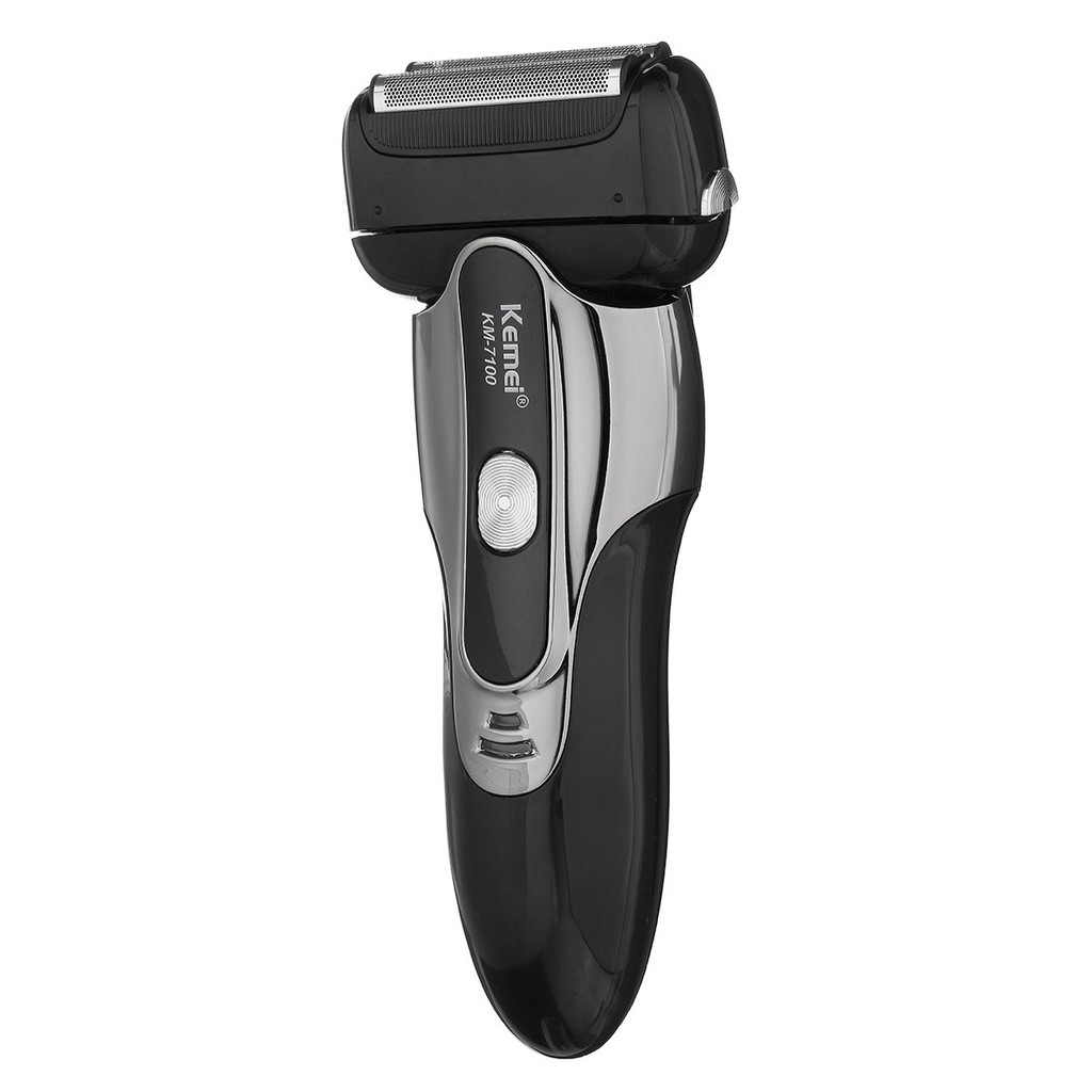 Alat Pencukur Rambut KEMEI KM-7100 IPX6 Waterproof Electric Shaver with 3D Floating Head Razor