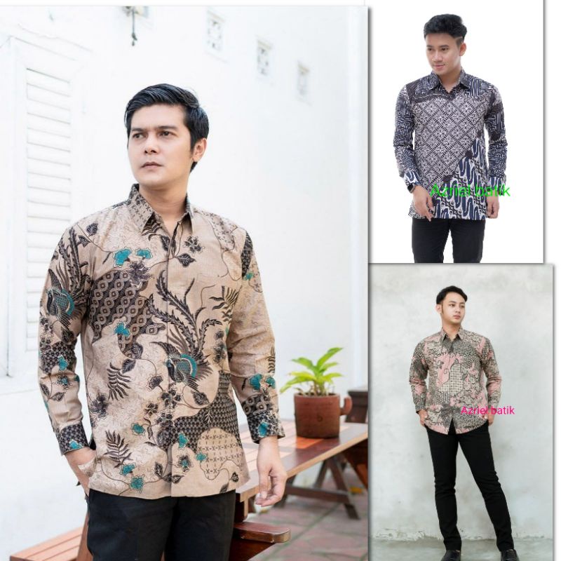 KEMEJA BATIK PRIA LENGAN PANJANG