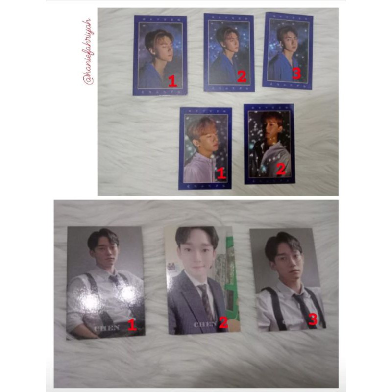 PHOTOCARD SEASON GREETING EXO OFFICIAL - 2019, 2020