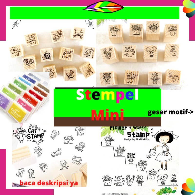 

Kmk Stempel Cap Stamp Stampel Setempel Kayu Wood Karakter Cute Mini Mungil Lucu korean korea Untuk Buku Diary Diari Kekinian Motif Kucing Bunga