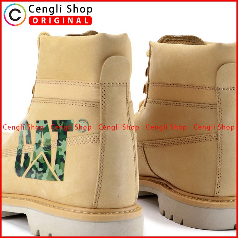 SEPATU CATERPILLAR CASUAL ORIGINAL BOOT PRIA KULIT ASLI ORI CAT-D9