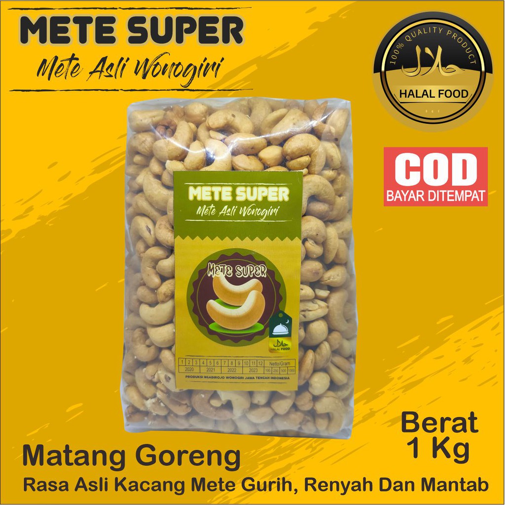 

Kacang mete mede wonogiri super snack makanan 1 Kg