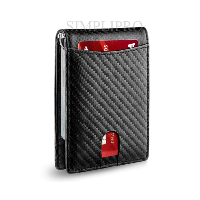 Dompet Pria Tipis Modern Money Clip Wallet RFID Protection GN-MC5