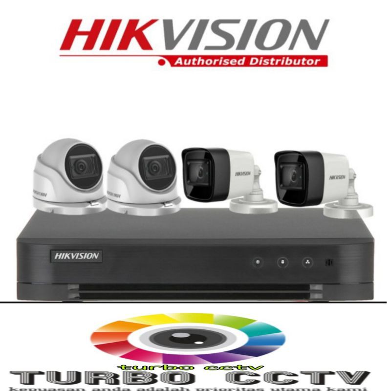 PAKET CCTV HIKVISION 4CH 1080P 2MP