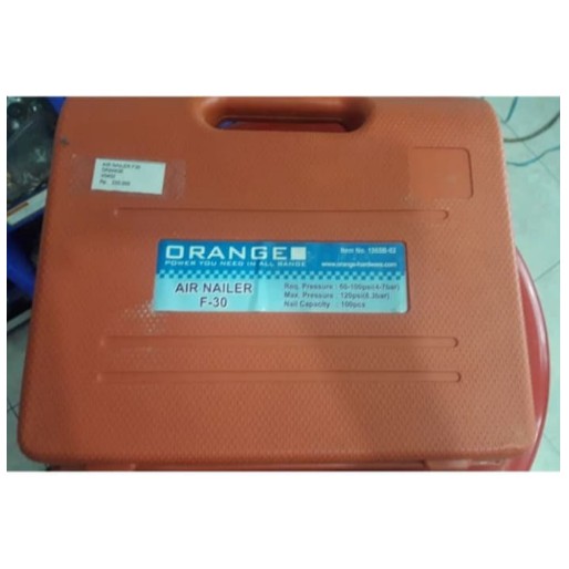 mesin tembak paku lurus / penembak paku Air nailer F30 ORANGE